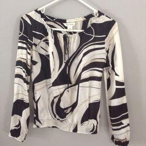 Neutral Patterned Blouse